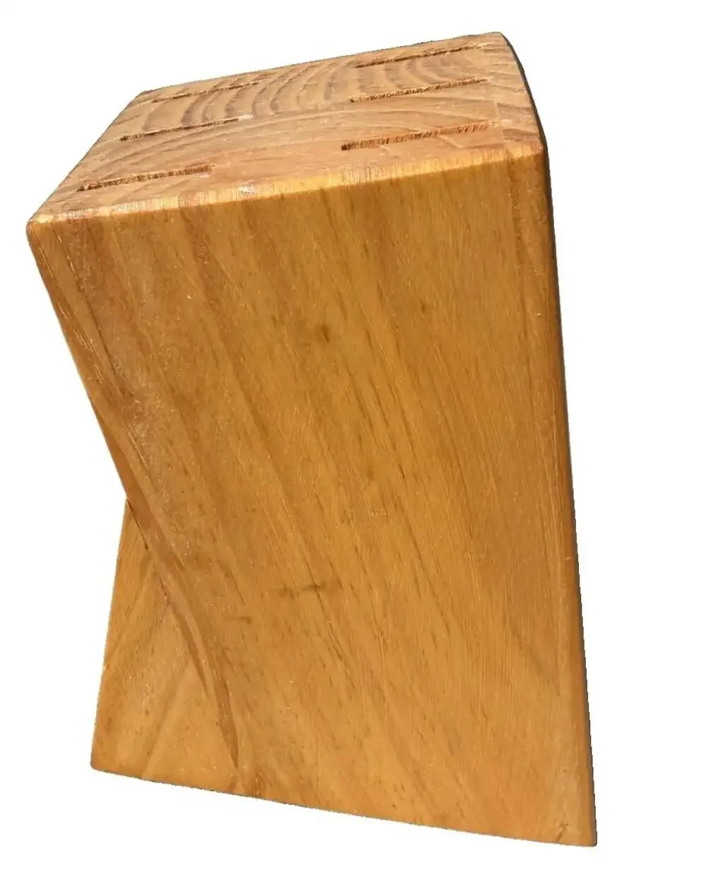 Wooden Kitchen Knife Block 6 Knife Slots